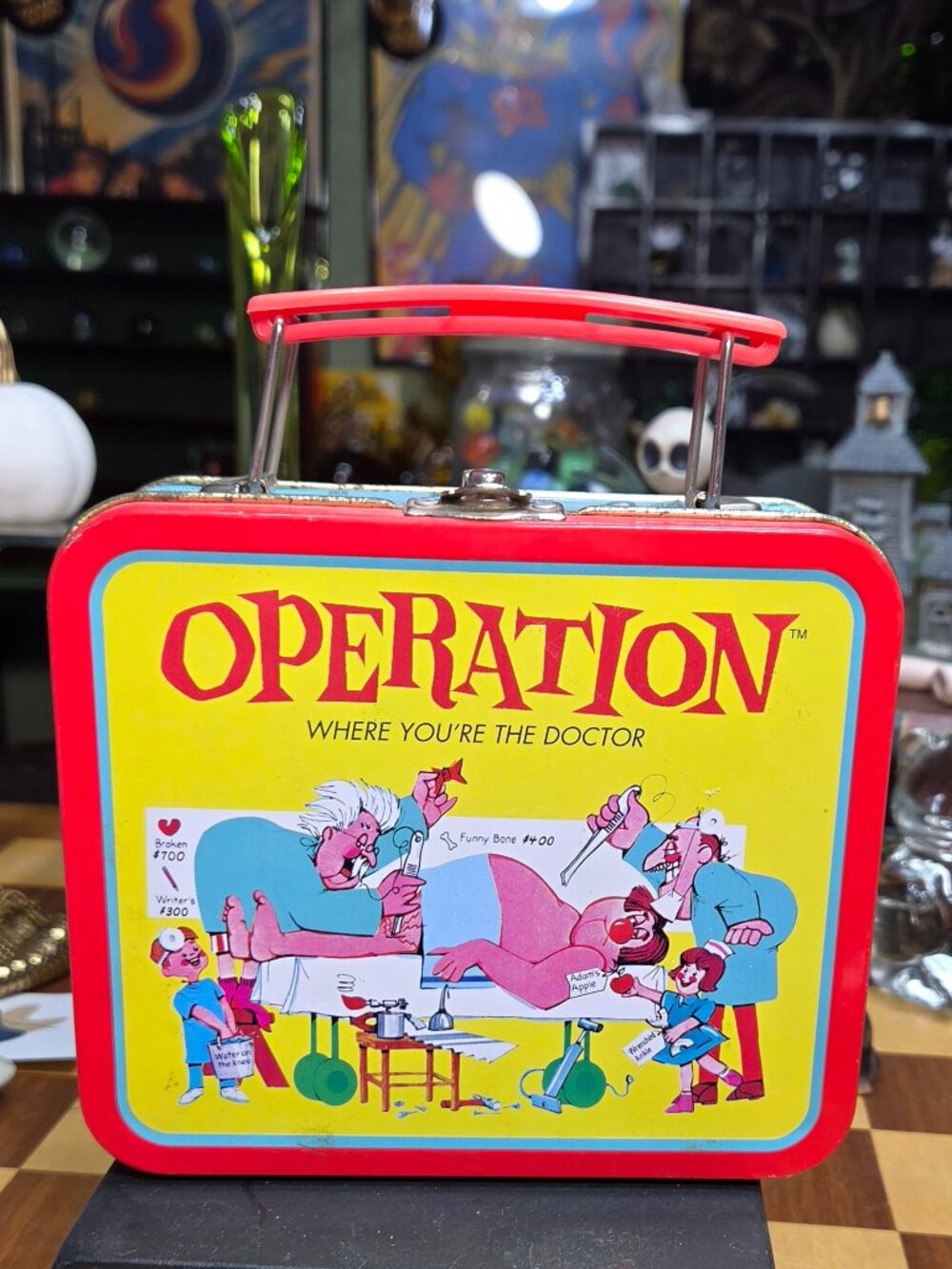 Vintage Tin Operation Lunch Box